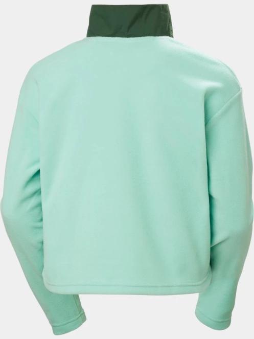 pulover polar pt. femei Helly Hansen W Daybreaker Cropped Fleece verde 7