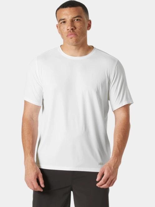 tricou pentru sport, cu maneci scurte pt. barbati Helly Hansen Shine Solen T-Shirt alb 2