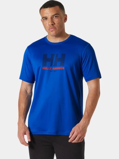 tricou cu maneci scurte pt. barbati Helly Hansen Hh Tech Graphic T-Shirt 2.0 albastru 2