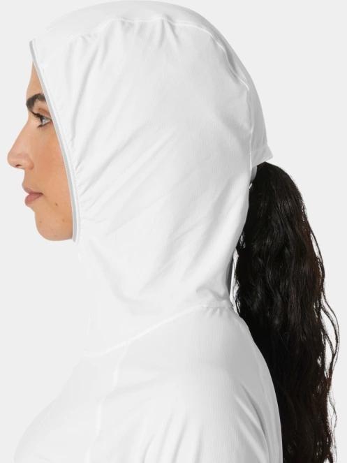 tricou cu maneci lungi pt. femei Helly Hansen W Shine Solen 1/2 Zip Hoodie alb 5