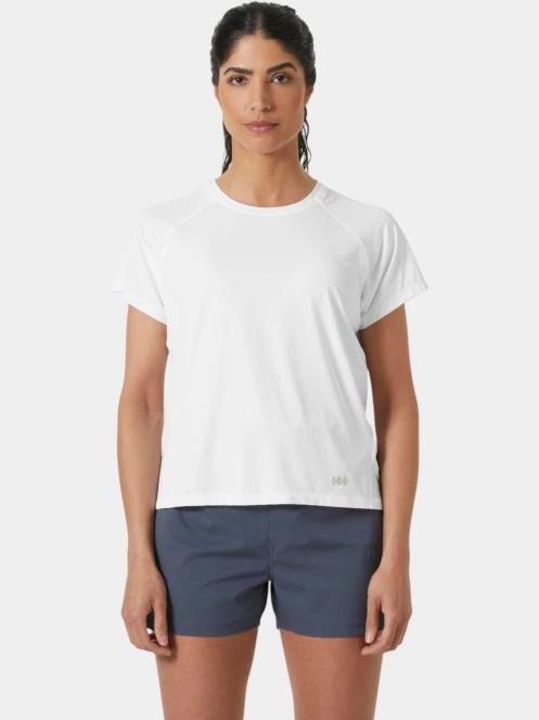 tricou pentru sport, cu maneci scurte pt. femei Helly Hansen W Shine Solen T-Shirt alb 2
