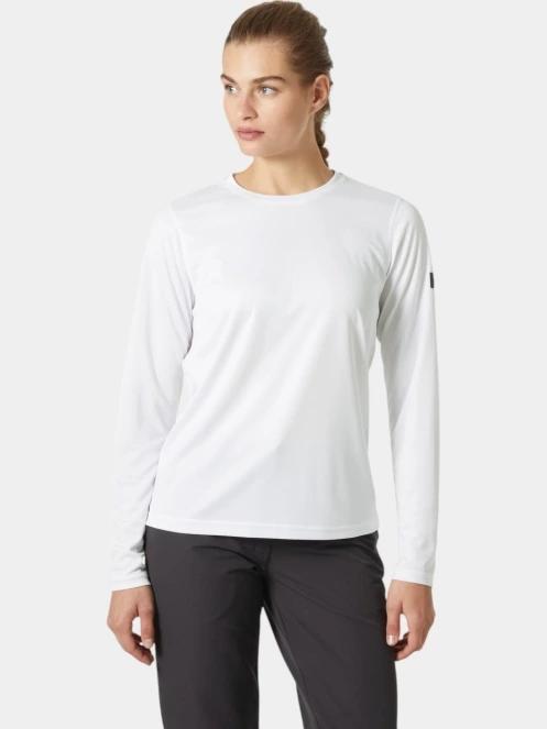 tricou cu maneci lungi pt. femei Helly Hansen W Hh Tech Crew Ls 2.0 alb 2