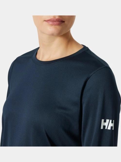 tricou cu maneci lungi pt. femei Helly Hansen W Hh Tech Crew Ls 2.0 albastru inchis 4