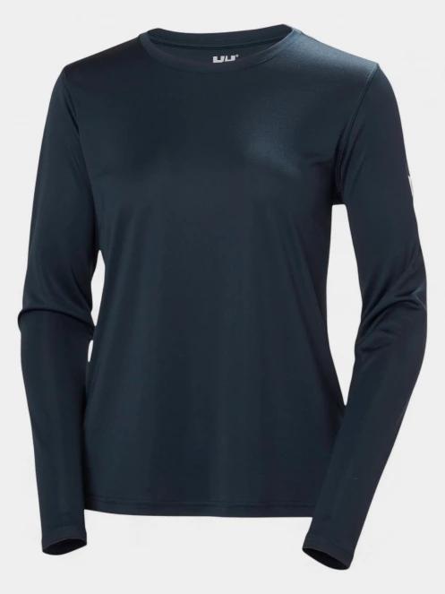 tricou cu maneci lungi pt. femei Helly Hansen W Hh Tech Crew Ls 2.0 albastru inchis 5