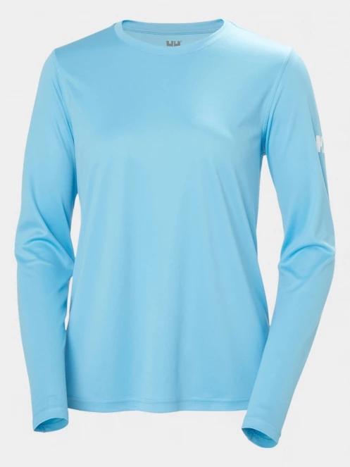 tricou cu maneci lungi pt. femei Helly Hansen W Hh Tech Crew Ls 2.0 albastru deschis 5
