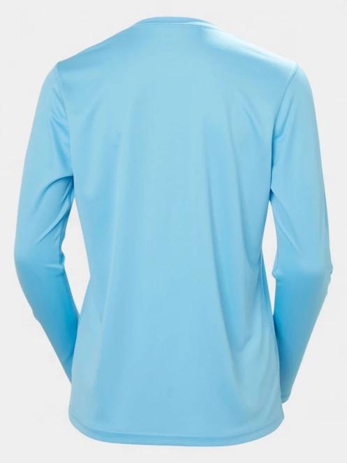 tricou cu maneci lungi pt. femei Helly Hansen W Hh Tech Crew Ls 2.0 albastru deschis 6