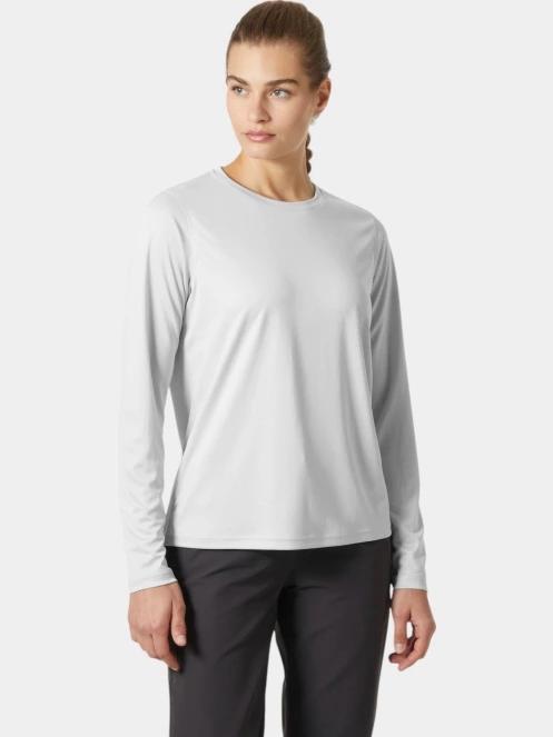 tricou cu maneci lungi pt. femei Helly Hansen W Hh Tech Crew Ls 2.0 gri 2