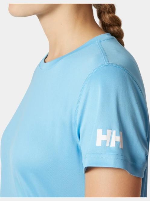 tricou cu maneci scurte pt. femei Helly Hansen W Hh Tech T-Shirt 2.0 albastru deschis 4