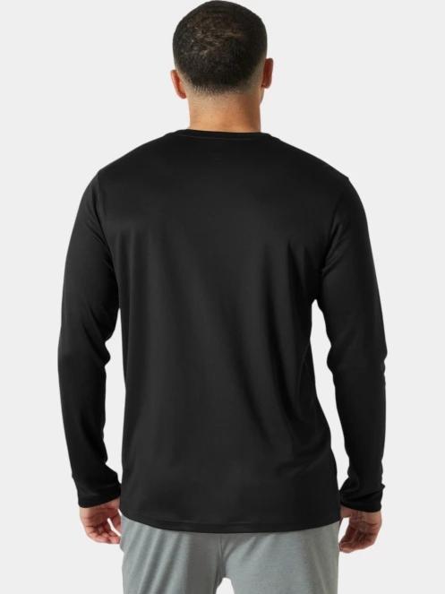 tricou cu maneci lungi, pentru sport pt. barbati Helly Hansen Hh Tech Crew Ls 2.0 negru 3
