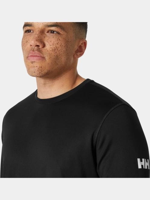 tricou cu maneci lungi, pentru sport pt. barbati Helly Hansen Hh Tech Crew Ls 2.0 negru 4