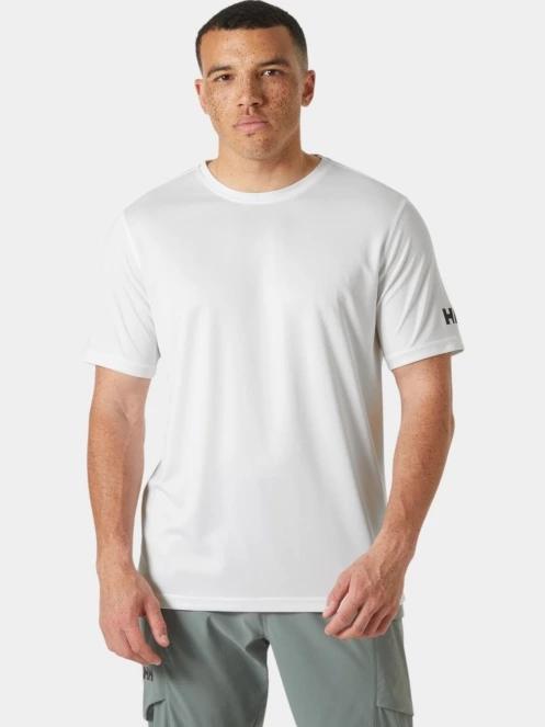 tricou pentru sport, cu maneci scurte pt. barbati Helly Hansen Hh Tech T-Shirt 2.0 alb 2
