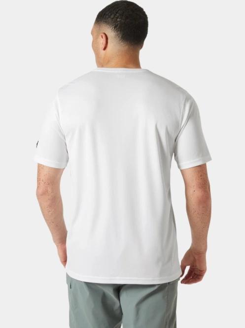 tricou pentru sport, cu maneci scurte pt. barbati Helly Hansen Hh Tech T-Shirt 2.0 alb 3