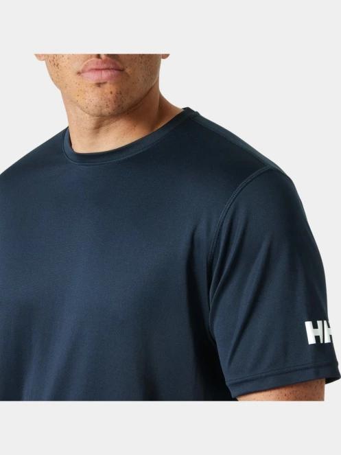 tricou pentru sport, cu maneci scurte pt. barbati Helly Hansen Hh Tech T-Shirt 2.0 albastru inchis 4