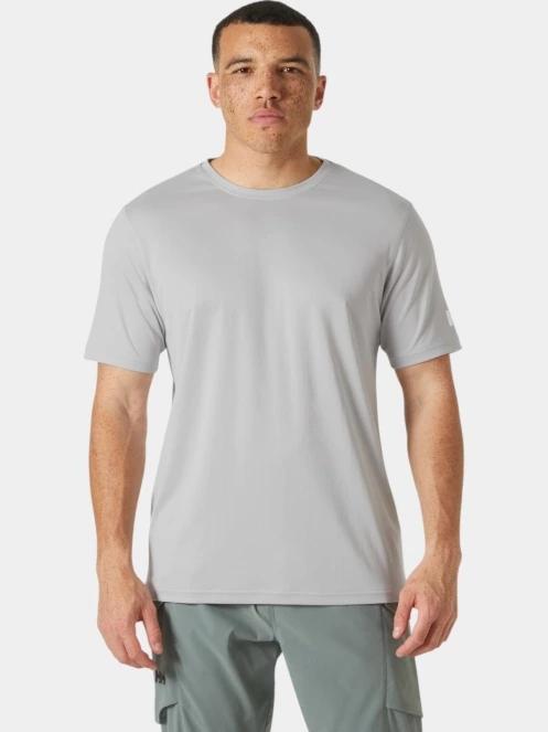 tricou pentru sport, cu maneci scurte pt. barbati Helly Hansen Hh Tech T-Shirt 2.0 gri 2