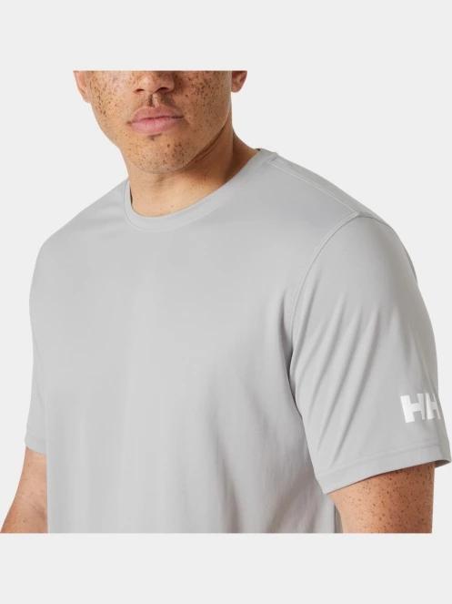 tricou pentru sport, cu maneci scurte pt. barbati Helly Hansen Hh Tech T-Shirt 2.0 gri 4