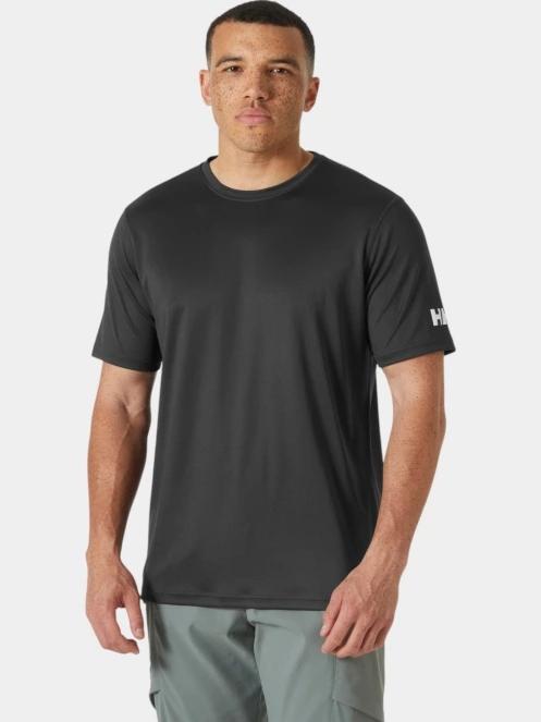 tricou pentru sport, cu maneci scurte pt. barbati Helly Hansen Hh Tech T-Shirt 2.0 negru 2
