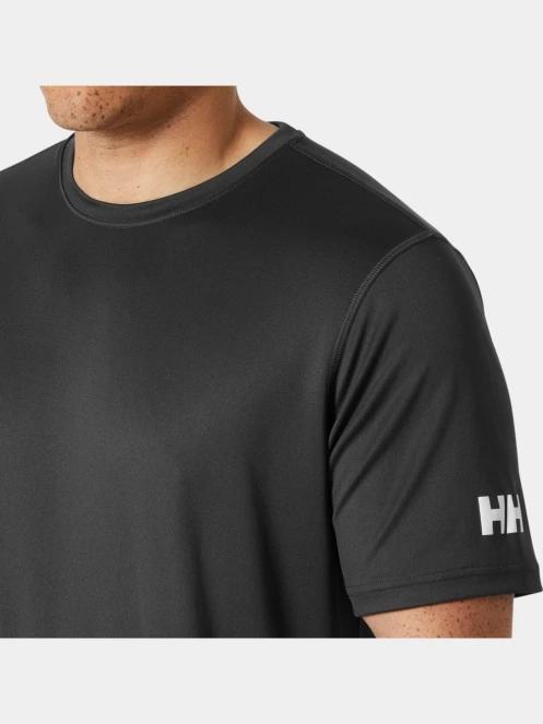 tricou pentru sport, cu maneci scurte pt. barbati Helly Hansen Hh Tech T-Shirt 2.0 negru 4