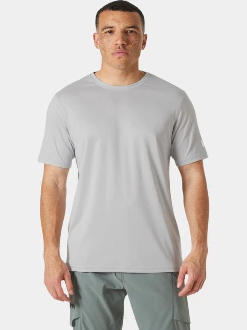 tricou pentru sport, cu maneci scurte pt. barbati Helly Hansen Hh Tech T-Shirt gri 2