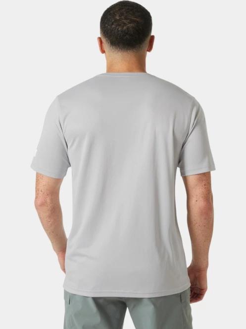 tricou pentru sport, cu maneci scurte pt. barbati Helly Hansen Hh Tech T-Shirt gri 3