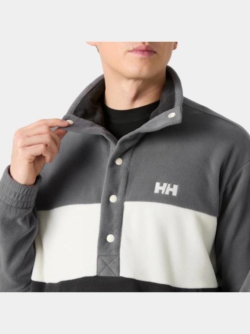 pulover polar pt. barbati Helly Hansen Daybreaker Hugg Snap Fleece gri 4