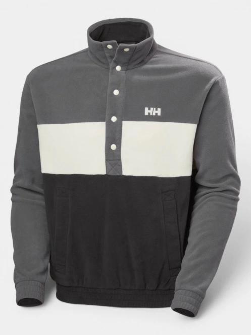 pulover polar pt. barbati Helly Hansen Daybreaker Hugg Snap Fleece gri 6