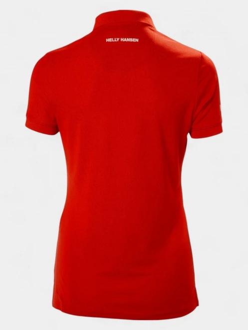tricou cu guler pt. femei Helly Hansen W Crewline Polo rosu 3