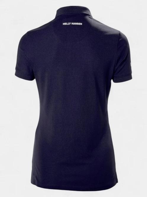 tricou cu guler pt. femei Helly Hansen W Crewline Polo albastru inchis 3