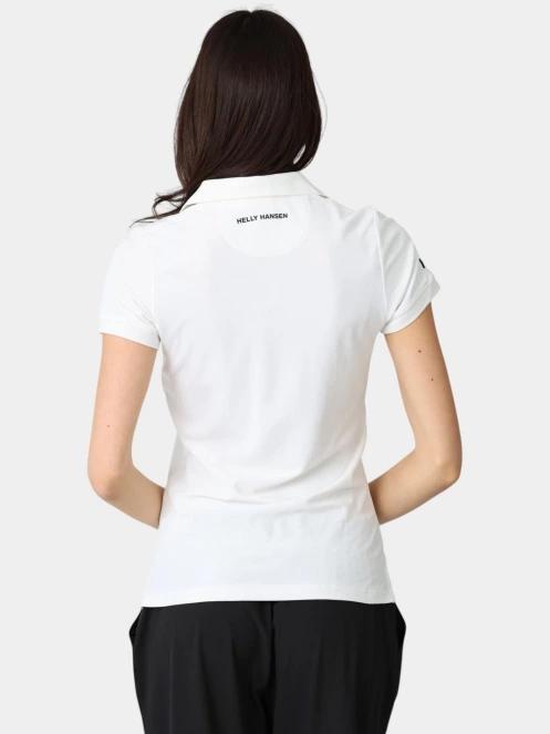 tricou cu guler pt. femei Helly Hansen W Crewline Polo alb 4