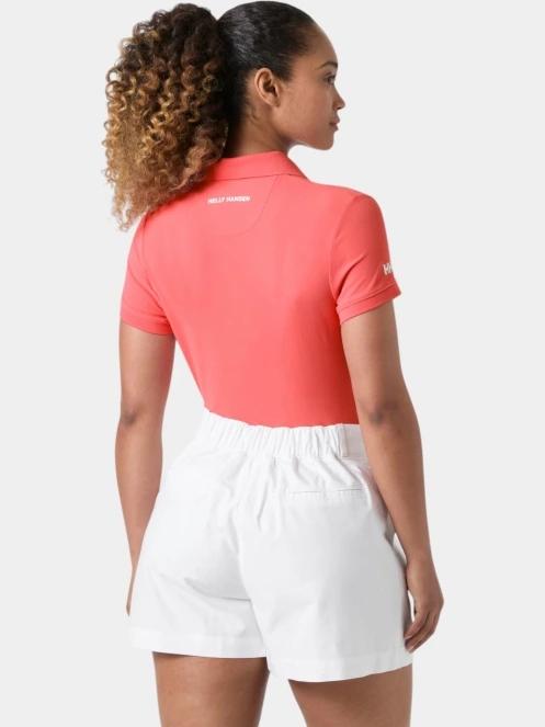 tricou cu guler pt. femei Helly Hansen W Crewline Polo roz 3