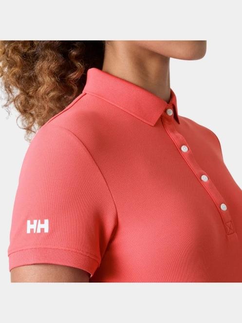 tricou cu guler pt. femei Helly Hansen W Crewline Polo roz 5