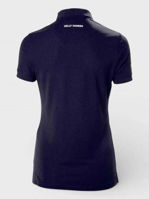 tricou cu guler pt. femei Helly Hansen W Crewline Polo albastru inchis 3