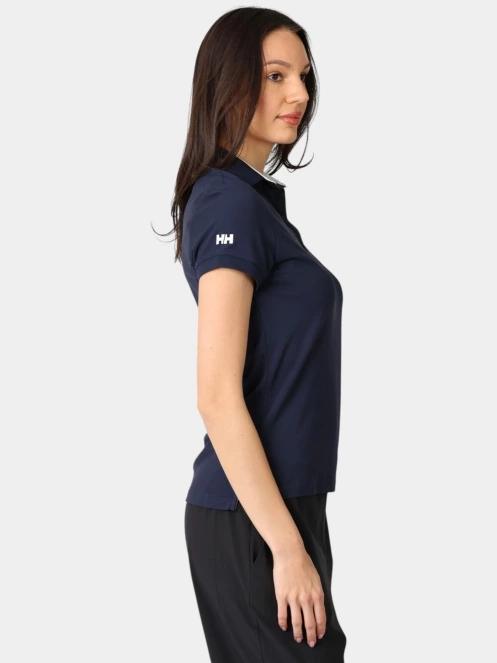 tricou cu guler pt. femei Helly Hansen W Crewline Polo albastru inchis 5