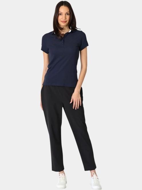 tricou cu guler pt. femei Helly Hansen W Crewline Polo albastru inchis 6