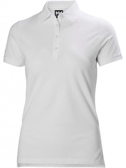tricou cu guler pt. femei Helly Hansen W Crew Pique 2 Polo alb 2