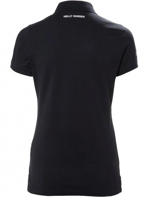tricou cu guler pt. femei Helly Hansen W Crew Pique 2 Polo albastru inchis 3