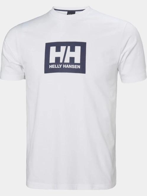 tricou cu maneci scurte pt. barbati Helly Hansen Hh Box T alb 2