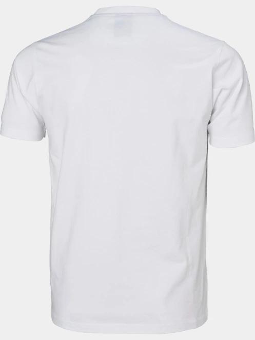 tricou cu maneci scurte pt. barbati Helly Hansen Hh Box T alb 3