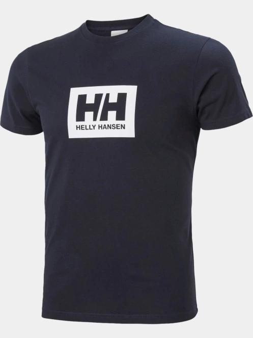 tricou cu maneci scurte pt. barbati Helly Hansen Hh Box T albastru inchis 2