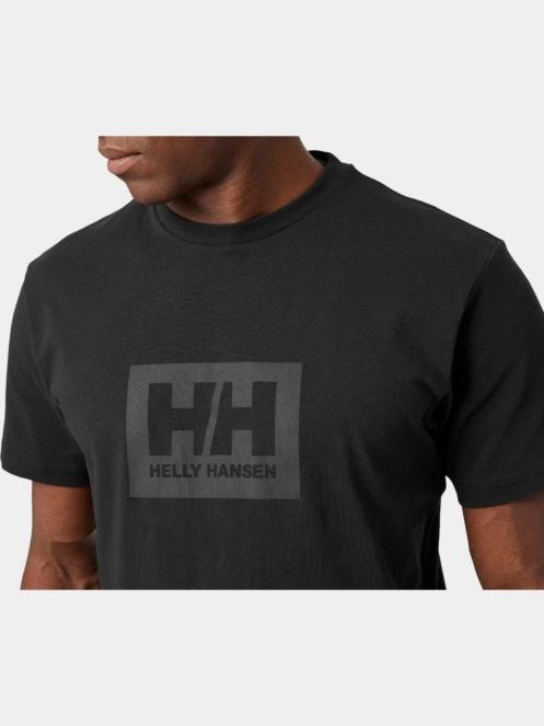 tricou cu maneci scurte pt. barbati Helly Hansen Hh Box T negru 4