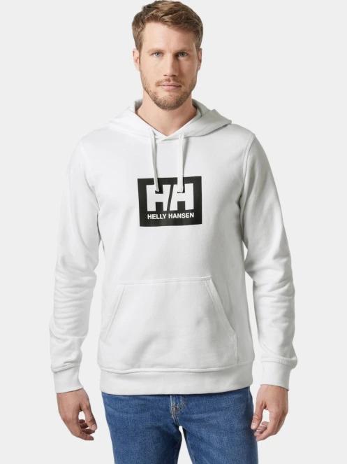 pulover cu gluga pt. barbati Helly Hansen Hh Box Hoodie alb 2