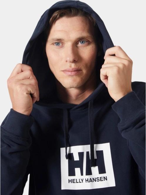 pulover cu gluga pt. barbati Helly Hansen Hh Box Hoodie albastru inchis 4