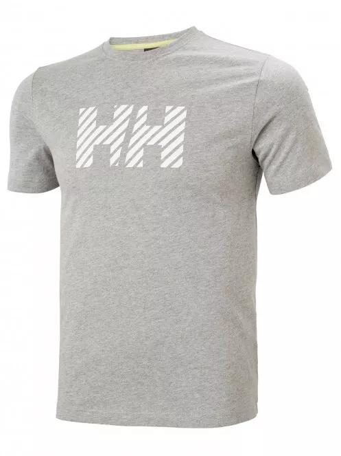 tricou cu maneci scurte pt. barbati Helly Hansen Active T-Shirt gri 2