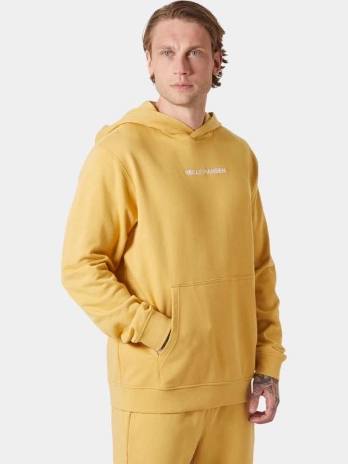 pulover cu gluga pt. barbati Helly Hansen Core Hoodie galben 2