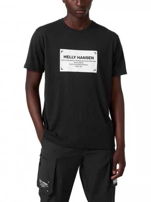 tricou cu maneci scurte pt. barbati Helly Hansen Move T-Shirt negru 2