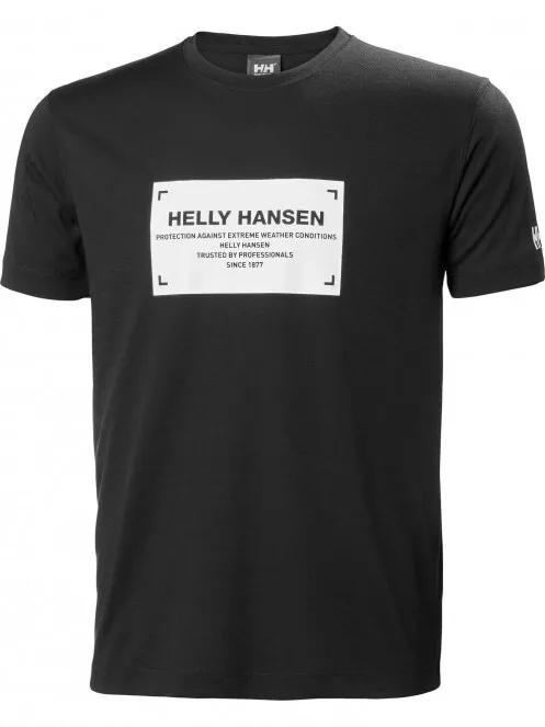 tricou cu maneci scurte pt. barbati Helly Hansen Move T-Shirt negru 3
