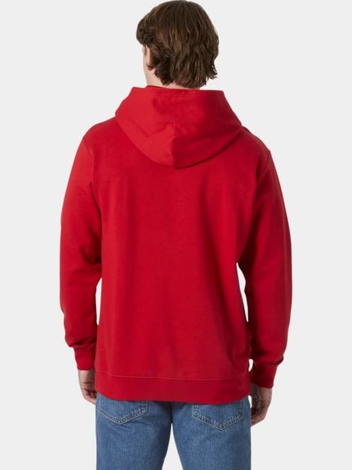 pulover cu gluga pt. barbati Helly Hansen Core Graphic Sweat Hoodie rosu 3