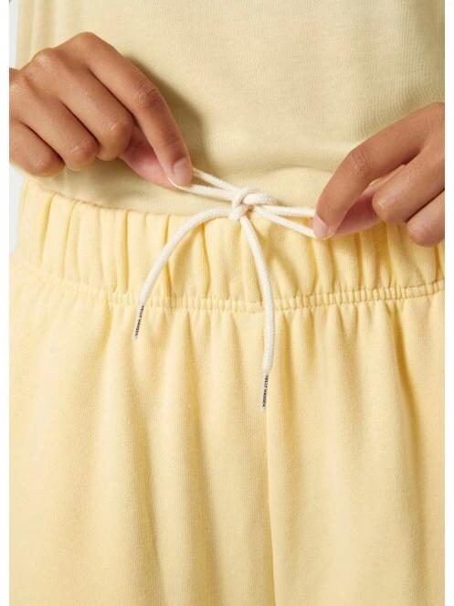 pantaloni de trening pt. femei Helly Hansen W Allure Pant galben 4