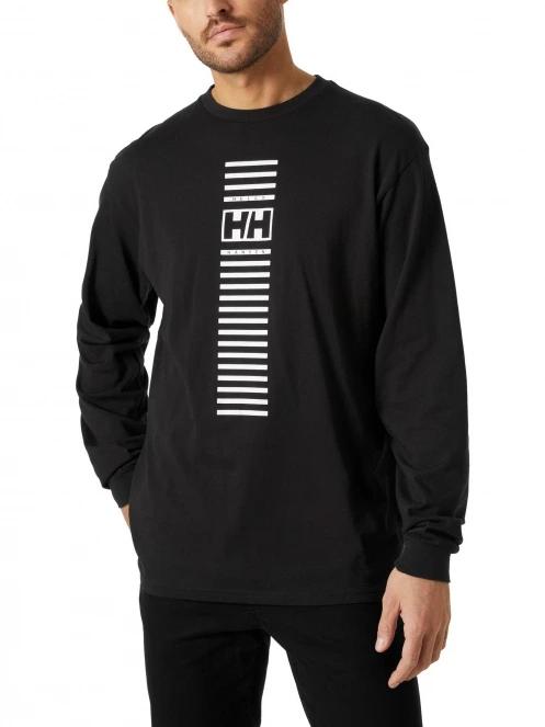 tricou cu maneci lungi pt. barbati Helly Hansen Yu Long Sleeve negru 2
