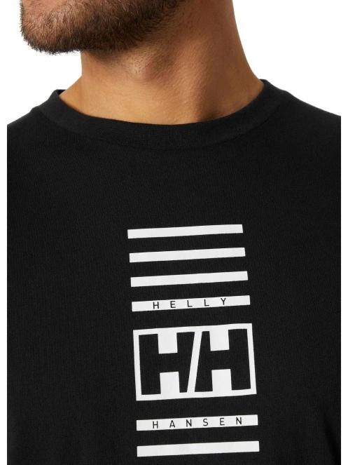 tricou cu maneci lungi pt. barbati Helly Hansen Yu Long Sleeve negru 4