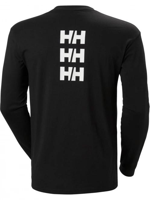 tricou cu maneci lungi pt. barbati Helly Hansen Yu Long Sleeve negru 7